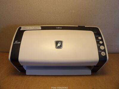 Fujitsu FI-6130Z Document Color Scanner 57,473 SCANS  - MISSING ALL TRAYS