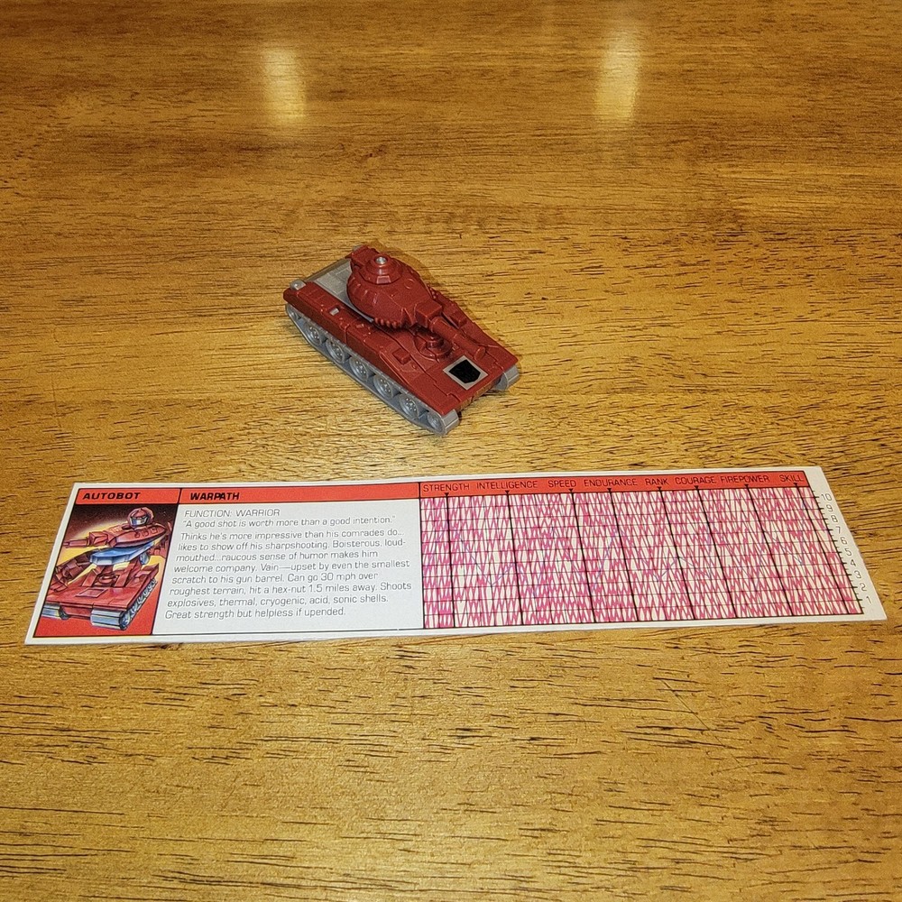 Warpath 100% Complete 1985 Vintage Hasbro Takara G1 Transformers Action Figure
