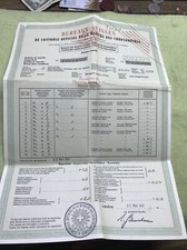 GENUINE Rolex Vintage watch Guarantee Warranty  1960s Certificate  #20…..