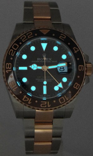 Rolex GMT-Master II Root Beer Ceramic 18k Rose Gold/Steel B/P '20 126711CHNR - Picture 8 of 11