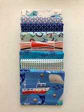 Ocean blue 8 pcs. Fat Quarter Bundle