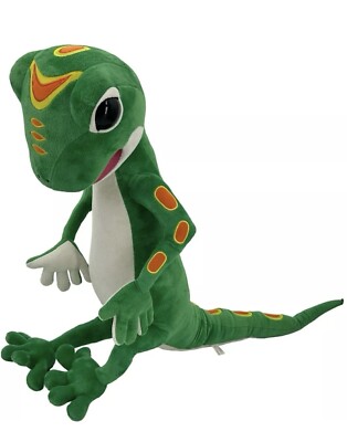 Geico Gecko Plush #MEGA HUGE# NEW Green Lizard Advertising Mascot Stuffed Animal