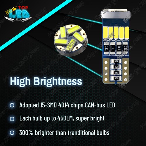 CANBUS White Interior LED Lights + Reverse Light Kit for 2015-2021 Ford Mustang - Bild 7 von 12