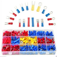 520 PCS Insulated Electrical Wire Splice Terminal Spade/Crimp/Ring Connector Kit