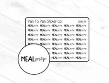 2500-24~~Meal Prep Script Planner Stickers.
