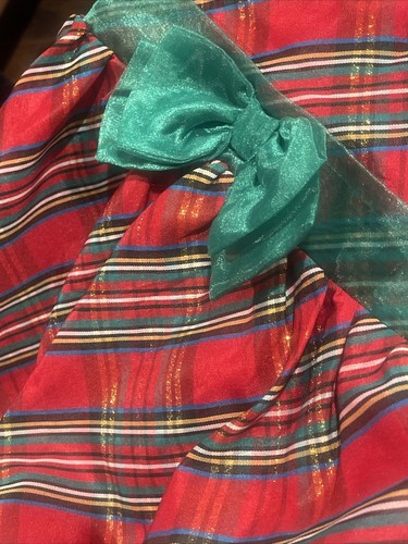 Blueberi Boulevard Baby Toddler Girls Red Plaid Dress Size 12 Months Holiday - Picture 14 of 14