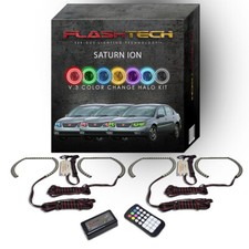Rgb Angel Eye Led Halo Kit With Rf Remote For 2003-2007 Saturn Ion Headlights Rgb Angel Eye Led Halo Kit With Rf Remote For 2003-2007 Saturn Ion Headlights