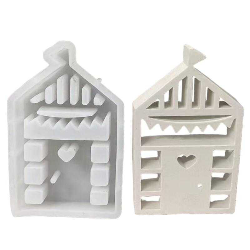 Unique Resin House Ornament Silicone Molds for DIY Crafting