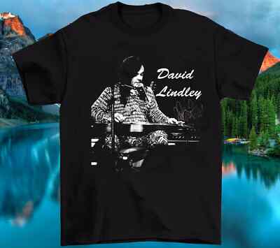 David Lindley Signature Heavy Cotton Black Full Size Unisex Shirt