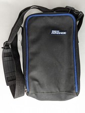 GBA Carrying Case Shoulder Bag Black with Blue Trim