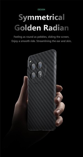 "Luxus Kohlefaser Textur PC Hart Rücken Stoßfeste Hülle für Oneplus 12 5G 6,82" - Bild 16 von 29