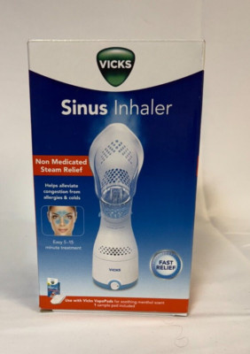 Vicks Sinus Inhaler Non Medicated Steam Relief Easy 5-15 Minute Treatment BNIB