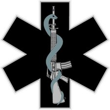 Tactical Medic Reflective Vinyl Decal Sticker Swat SOL Paramedic EMT EMS Rescue