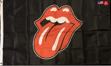 Rolling Stones 3'x5' Tongue and Lips BANNER FLAG US SELLER Bar Mancave Decor