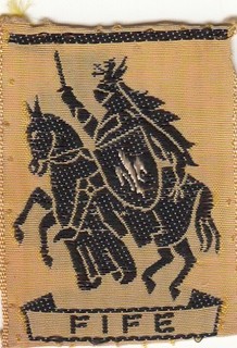 Boy Scout Badges 1950`s ribbon Ext FIFE Scotland