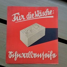 Ribot's Schwalben-Seife original Werbepappe 1920-30er Jahre Werbung 33.5 X 30 Cm
