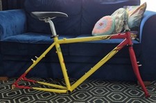 Raleigh 853 Steel Mtb Frame Fork Unisex Adult 18" frame for 26" wheels 