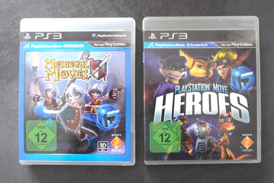 Playstation 3 / PS3: PlayStation Move Heroes + Medieval Moves