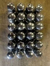 Gm Chevy Silverado Factory Polished 14x1.5 Lug Nuts Set Of 24 Blemished Takeoff
