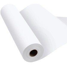 Craft Paper Roll 15'' 2400'', Industrial-Grade Kraft Paper Roll, White Easel ...