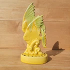 Royal Haeger Yellow Double Fish Flower Frog 1940s Antique