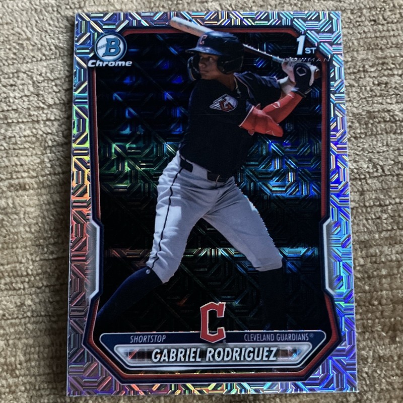 Bowman Chrome 2026 Mega Mojo Refractor Gabriel Rodriguez #BCP-118 Guardians