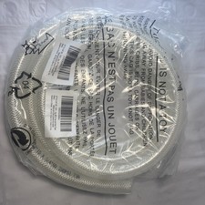 1/2" ID X 3/4" OD - 10 Ft High Pressure Braided Clear PVC Vinyl Tubing Flexible
