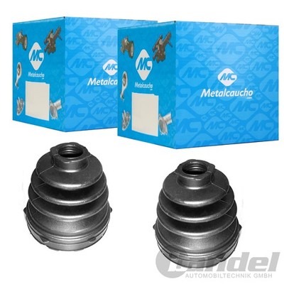 2X METALCAUCHO ACHSMANSCHETTE SATZ GETRIEBESEITIG passend für FORD C-MAX FOCUS N