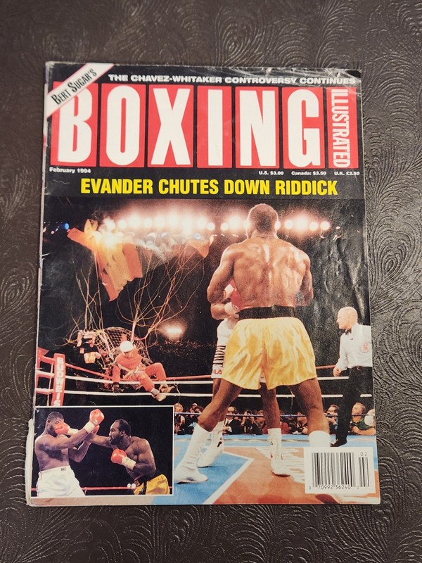 February 1994 Boxing Illustrated Magazine Newsstand Evander Holyfield