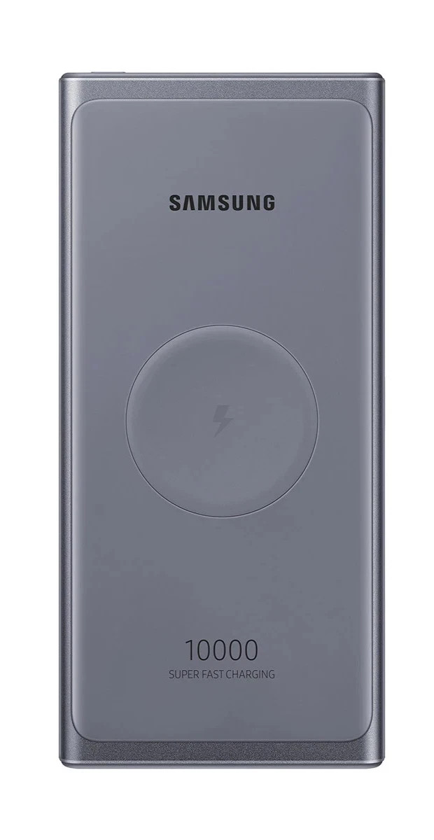 NEW Samsung EB-U3300 10000mAh 25W Portable Wireless Fast Power Bank - Silver