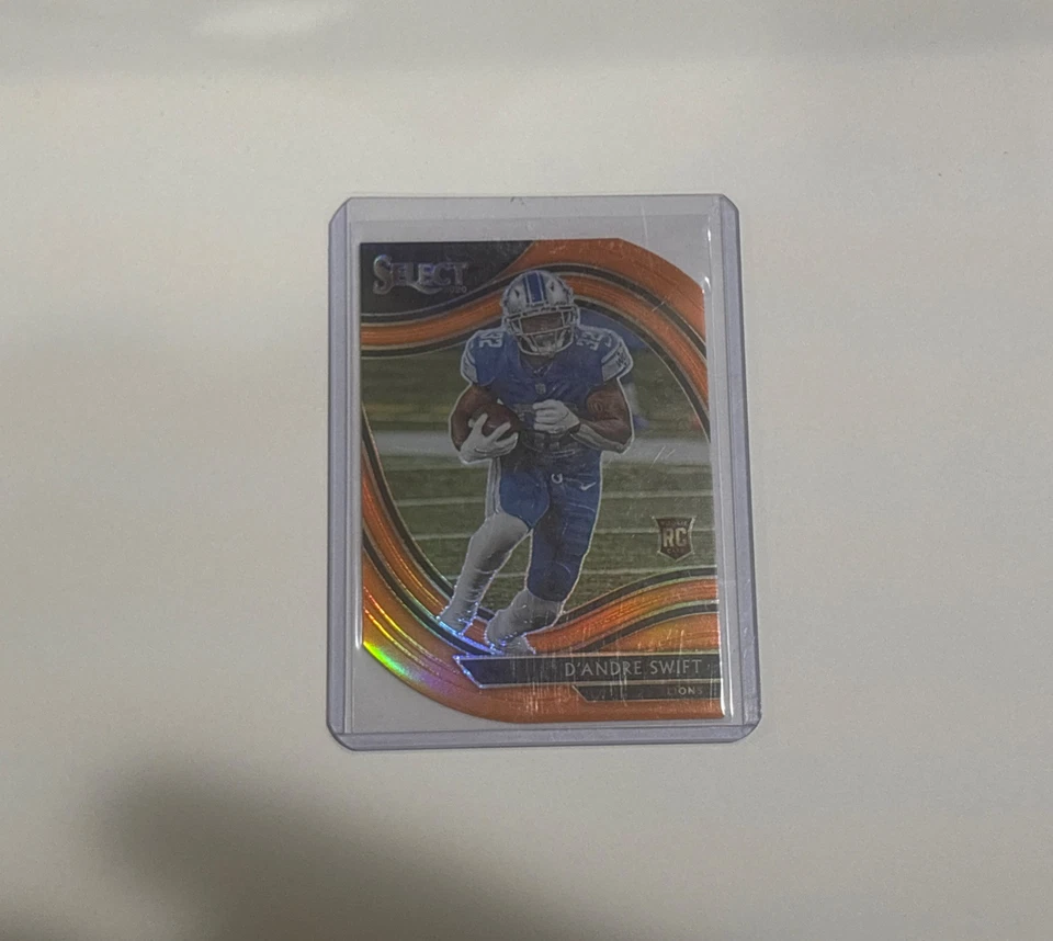 LOT OF 2 - 2020 Panini Select - Field Level #351 D'Andre Swift (RC) Red + Orange - Image 4 of 4