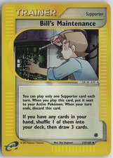 Bill's Maintenance 137/165 Uncommon Expedition Base Set Pokemon Reverse Holo LP on eBay