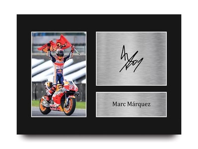 マルケス様ご依頼分 Marc Marquez Signed Honda MOTO GP Gift Printed Picture to MotoGP