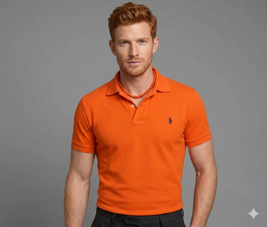 Polo Ralph Lauren Size L Orange Shirts for Men for sale | eBay