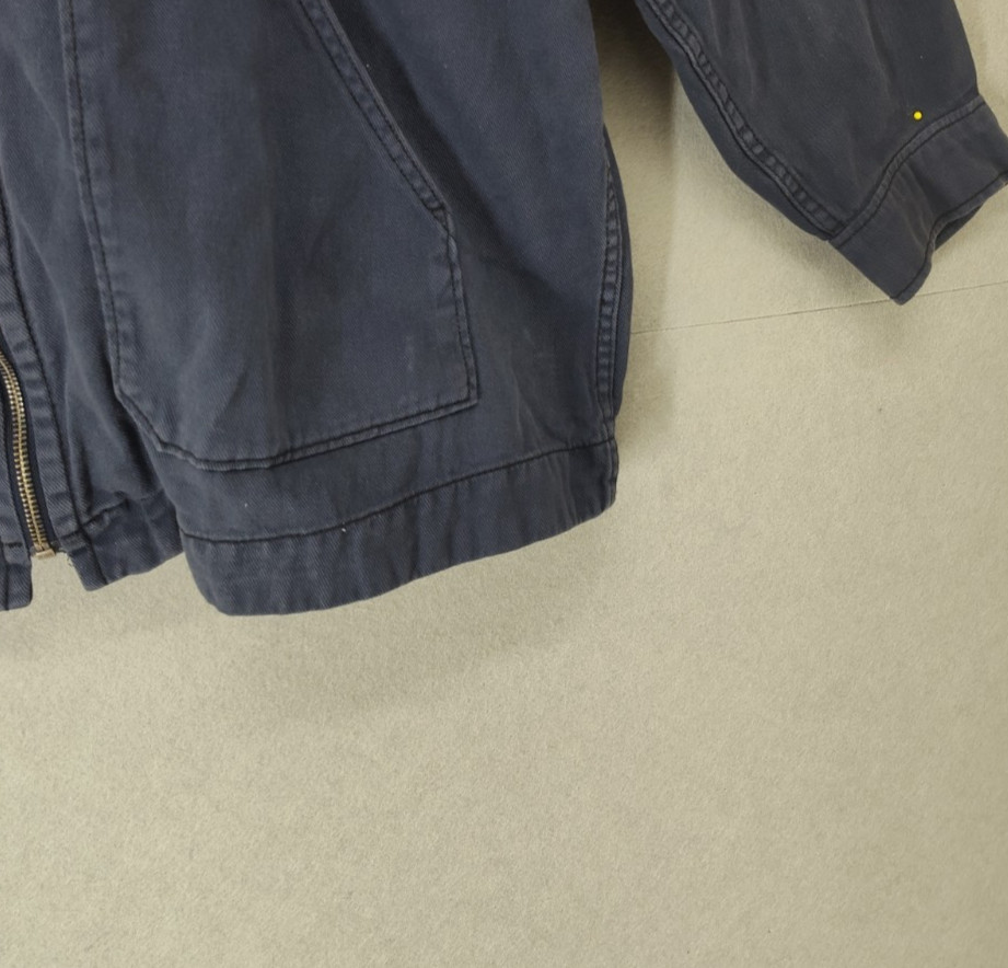 Divided H M Men Jacket Medium Blue 100% Cotton Full Zip Regular Corduroy Collar View 5