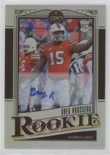 2021 Legacy Rookies Premium Penmanship Silver Greg Rousseau Rookie Auto RC rf2