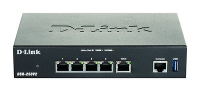 DLink Deutschland VPN Security Router DSR-250V2/E Router VPN