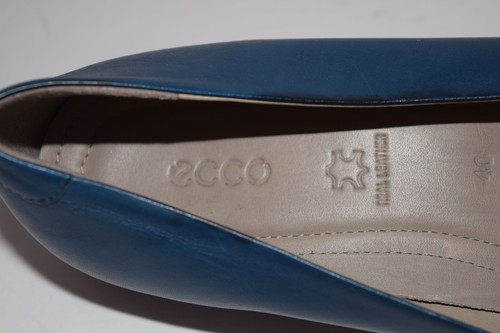 ECCO Touch Ballerina 2.0 Leder blau Slipper Ballerinas Größe EU 40 / US 9-9,5 - Bild 9 von 12
