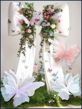 3D Simulated Butterfly Decoration, For Birthday Wedding Outdoor Party