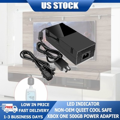 Non-OEM Power Brick For Xbox One 500GB Ultra-Quiet LED Status US Power Cord