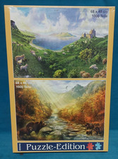 Puzzle: 2 x 1000 Teile Puzzle-Edition. Neu Ovp. Schottland, Indian Summer.