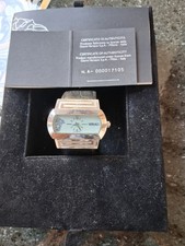 orologio vintage versace quadrante azzurro da donna