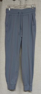 LULULEMON Grey Joggers Stretch Athletic Running Pants sz S / M