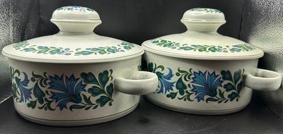 Midwinter Spanish Garden Auflaufformen mit Deckel Vintage Retro 2er Set