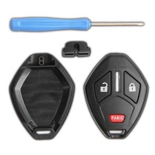 Key Fob Remote Shell Case 3b Kit Replacement For Mitsubishi Oucg8d-620m-a
