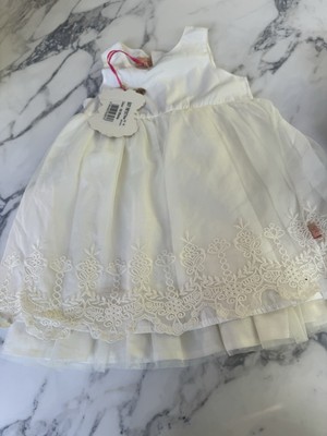 Taufkleid Mädchenkleid Festkleid BlumenmädchenGröße 92 Seide