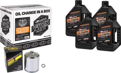 Maxima 90-069014PC V-Twin Quick Change Kit EVO Mineral Chrome Filer