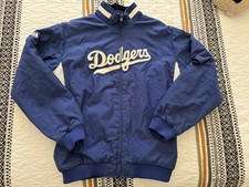 RARE MLB LA Dodgers Majestic Dugout Style Coat Size XL YOUTH