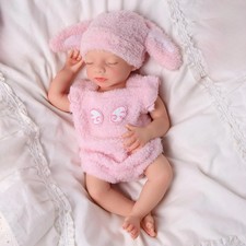 16 inch Silicone Baby Dolls, Reborn Baby Dolls Silicone Full Body