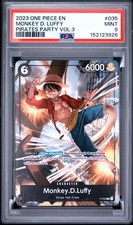 2023 ONE PIECE PROMOS PIRATES PARTY VOL.3 035 MONKEY D. LUFFY PSA 9